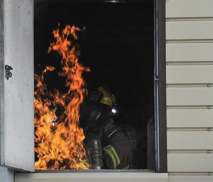 fireman in doorway